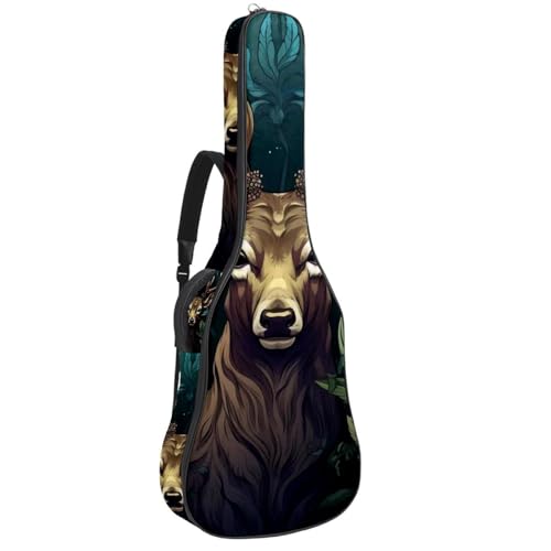 Sac pour guitare acoustique 101,6 cm imperméable et rembourré cerf