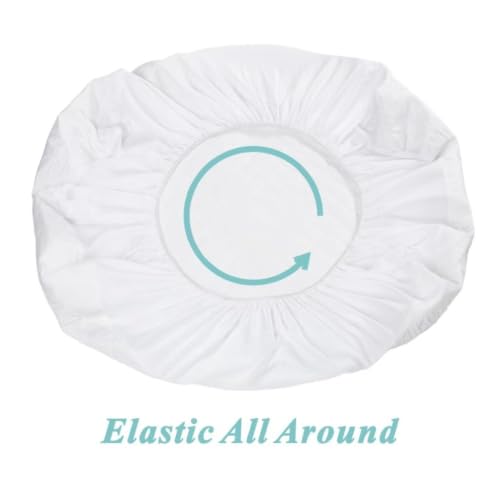 Image of American Baby Company 2 Pack Waterproof Crib Mattress Protector 52 inch x 28 inch | Fitted Crib & Toddler Mattress Pad Cover - Quilted, Noiseless, Ultra-Soft & Breathable