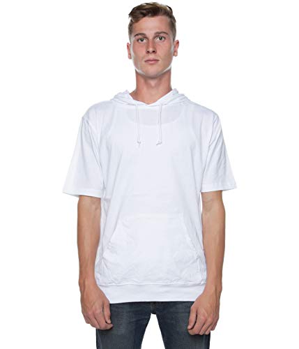 Cottonhood - Camiseta de manga corta con capucha - Blanco - XXX-Large