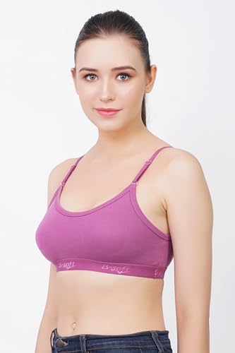 Image of Medium Impact Sports Bra for Women | Daily Use | Non-Wired | Non-Padded | Seamless Bra | Full Coverage | Suitable for Gym,Yoga,Workout
