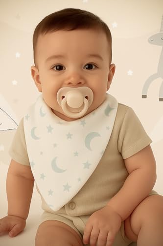 Carrés en mousseline bébé le cadeau de naissance idéal en lot de 7 langes - 8
