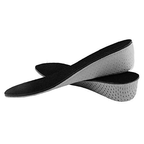 SILII Height Increase Insole for Men Women, Breathable Memory Foam Insole, Invisible Heel Lifting Inserts Shoe Lifts Shoe Pads Elevator Insoles (4.3cm)