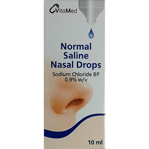 Vitamed Sterile Saline Nasal Drops 10ml Cover
