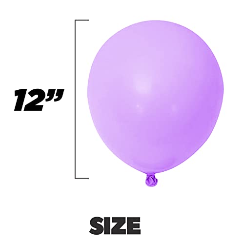 Image of ITAF Blue & Purple Pastel Balloons For Birthday /Anniversary /Engagement /Wedding /Baby Shower /Farewell /Any Special Event Theme Party Decoration - Pack of 50