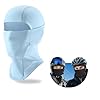 TARPETUR Winter Balaclava Men, Windproof Ski Mask, Cold Weather Face Mask for Skiing Cycling Helmet Blue