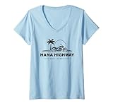 Photo Gallery donna hana highway maui hawaii moto maglietta con collo a v Photo Gallery donna hana highway maui hawaii moto maglietta con collo a v