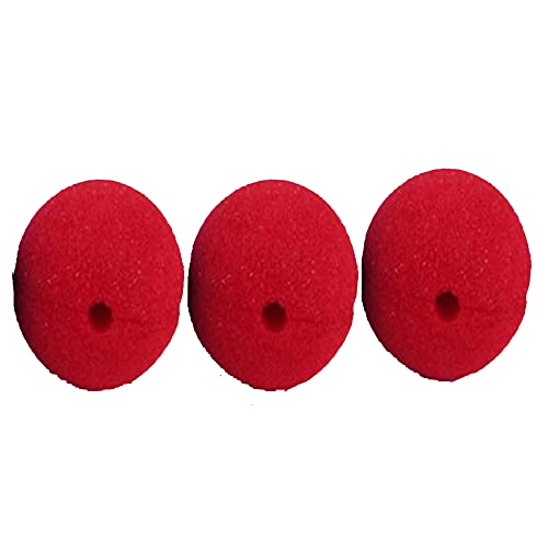 30 Stukken Clown Neus Schuim, Cosplay Neus, Bubbelrode Clownsneus, voor in Nose Day, Family Festival, Circus, Prom, Rudolph Reindeer Nose en Halloween (Rood) - Image 3
