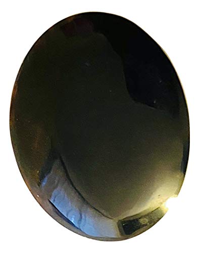 Black Onyx Oval Shape Cabochon Stone 54.5 CT