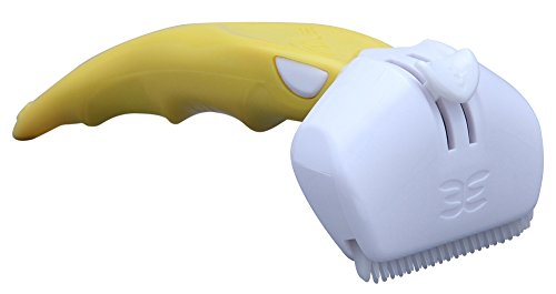 Iris Ohyama Pet Brush, Hooley Easy Yellow, Dog Medium