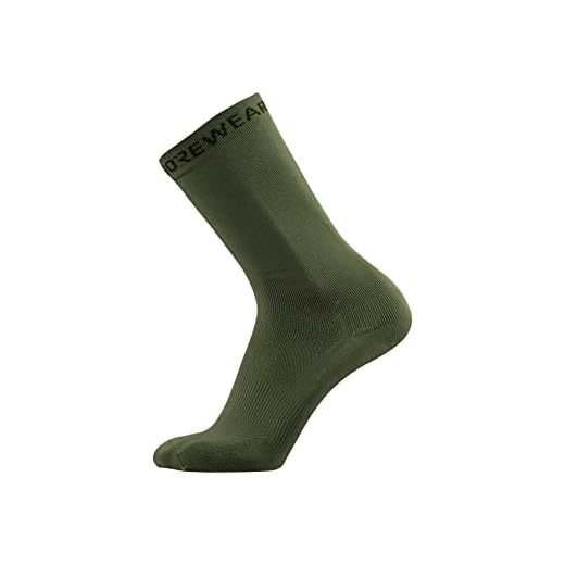 GOREWEAR Calcetines Essential, Utility Green, 41-43