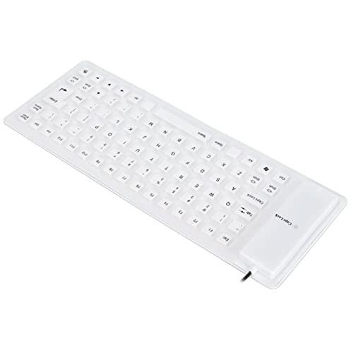 Teclado de silicona portátil e impermeable ideal para trabajar viajando 5