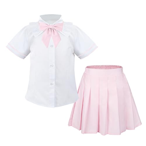 Conjunto disfraz uniforme escolar para niñas 9-10 años miniatura 6