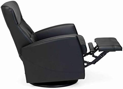 Fjords Oslo Recliner side view with footrest extended