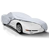KAKIT C5 Car Cover for Chevy Corvette C5 1996-2004, 6 Layers All Weather Waterproof, Windproof, Dustproof, Scratch Proof, Car Cover for Corvette C5, Free Windproof Ribbon