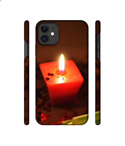 Image of Amazon Brand - Solimo Designer Candle Light 3D Printed Hard Back Case Mobile Cover for Apple iPhone 11