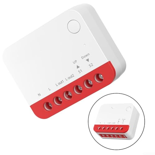 Interrupteur volet roulant Zigbee compact pour boîte 60mm étanche IP44 blanc - 3