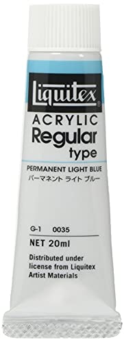 リキテックス アクリル絵具 リキテックスカラー レギュラータイプ パーマネント ライト ブルー 35 20ml