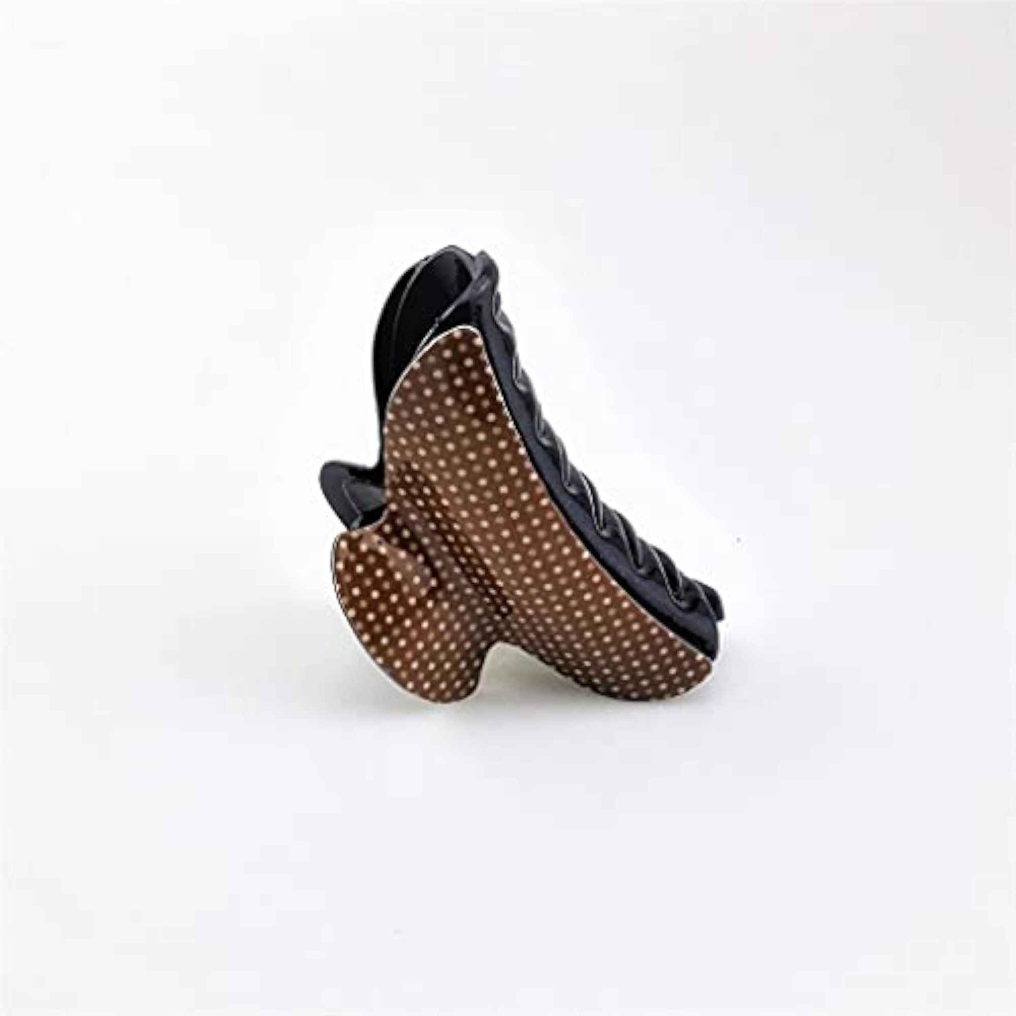 Large Coffee Dots Hair Claw Grip Clips for Women