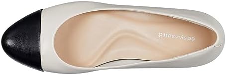 Easy Spirit Lucinda Womens Pump 95 CD US IvoryBlack | Image 1