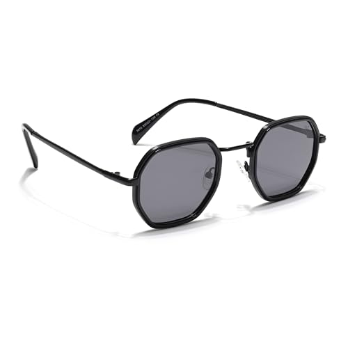 Image of Voyage Geometric UV Protected & Polarized Sunglasses for Men & Women