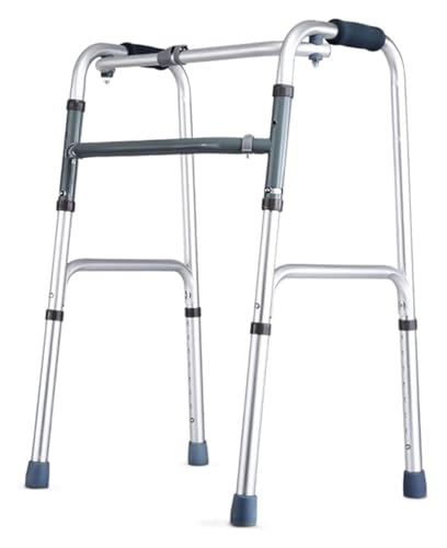 Déambulateur pliable, Cadre de marche, Peut être utilisé comme rampe de toilette, compacte et portable.