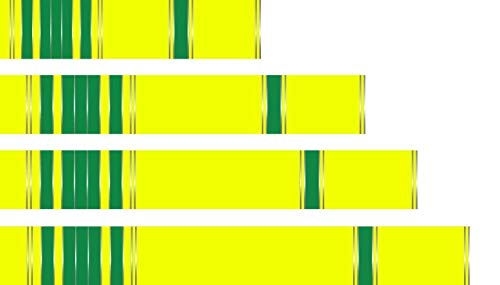 White Water Archery Fluorescent Neon Yellow Green Traditional 1 Arrow Wraps 15Pc (5, 1)