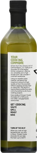 Image of Chosen Foods, 100% Pure Avocado Oil, 25.4 oz (Pack of 2)