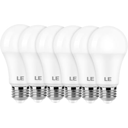 Lepro LED Light Bulbs, 100W Equivalent, 14W 1500lm 2700K Warm White LED Bulb, Non-dimmable Light Bulb, A19 E26 Standard Base, 10000 Hour Lifetime, 6 Packs 6 Warm White