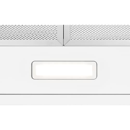 Bomann-DU-6233-Campana-extractora-60cm-recirculacion-de-Aire-o-por-conducto-3-Niveles-Potencia-filtros-extraibles-de-Aluminio-Lavables-Blanca