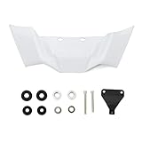 Spoiler Alerón Aerodinámico Delantero Desnudo para Motocicleta para para S1000R 2021 2022 2023 para M1000R 2023-2024 Carenado ala Carga Aerodinámica Nuevo Alerones(Blanco)