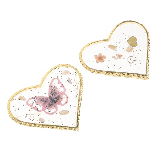 Beavorty 2 Piezas Paleta de exhibición de uñas Utensilios para uñas Herramienta de manicura Pegamento Tijeras Polaco Paleta de decoración de uñas de Resina Paleta de Esmalte de uñas de Gel