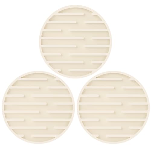 Armrouns Silicone Coasters for Drinks, Thickened Coasters Cup Mat, Heat Resistant 600℉ Non-Slip Coaster for Coffee Table, Kitchen, Bar