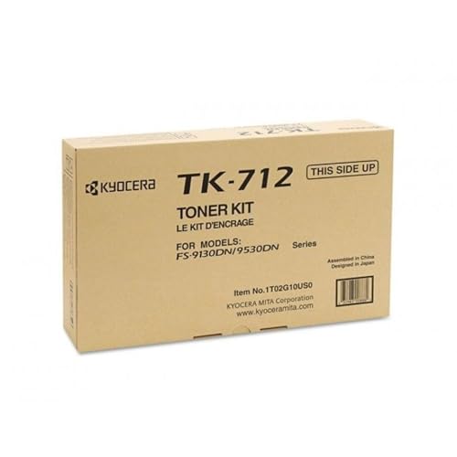 Toner Kyocera TK-712 noir résout les pannes d'encre sur FS-9530DN