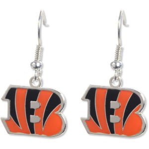 Image of aminco NFL womens NFL Logo Dangler Earrings