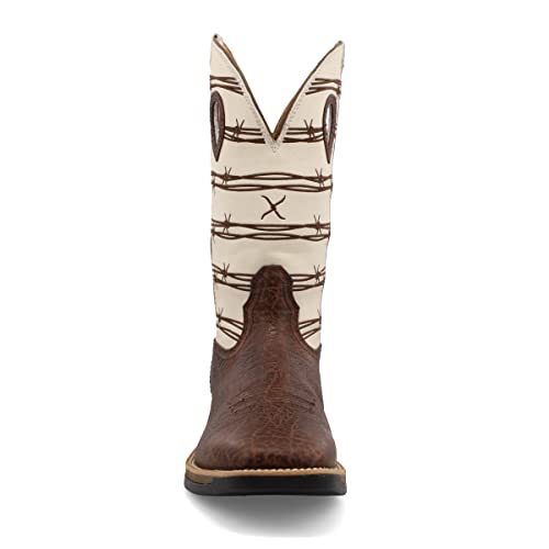 Image of Twisted X Men's 6 inch Work Oblique Toe Boot with CellSole comfort footbed