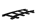 Lionel Ready-to-Play 10-Piece Inner Loop Black Plastic Track Pack