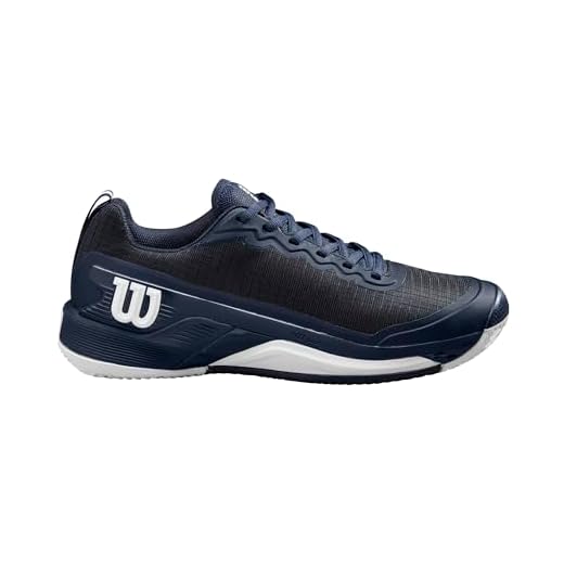 Rush Pro 4.5 Zapatillas de Tenis para Tierra Batida, Hombre, Talla 43 1/3, Azul Marino/Azul Marino/Blanco (Navy Blazer/Navy Blazer/White)