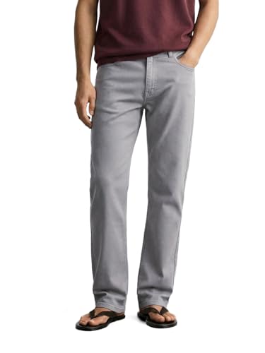 Image of The Indian Garage Co Men Mid-Rise Stretchable Regular Fit Chinos