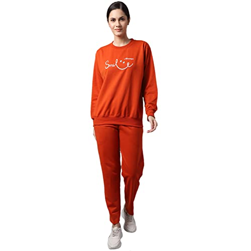 Image of Mack Jonney Fleece Printed Tracksuit for Women-SW 44 LOWER 002-P-V-140