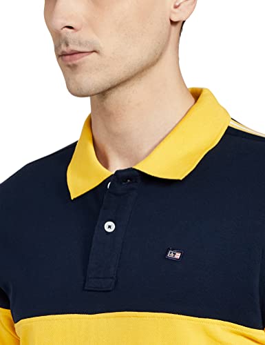 Image of Arrow Sports Men's Regular Polo Shirt (ASAATS3342 Me. Yellow x-Large)
