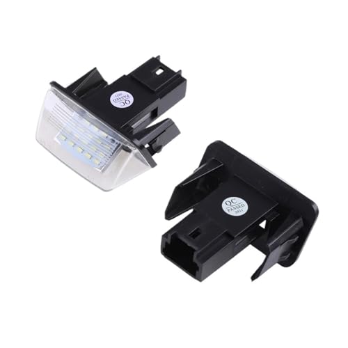 Luces matrícula LED Citroen y Peugeot ideal viajes nocturnos pack 2 lámparas impermeables 2