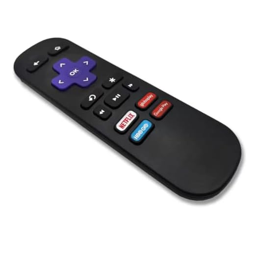 Controle Remoto Compatível com Roku Tv Express Receptor Botão Netflix Hbo Go Globo Play Google Play - Teclas especiais - Controle para reposição Otima qualidade.