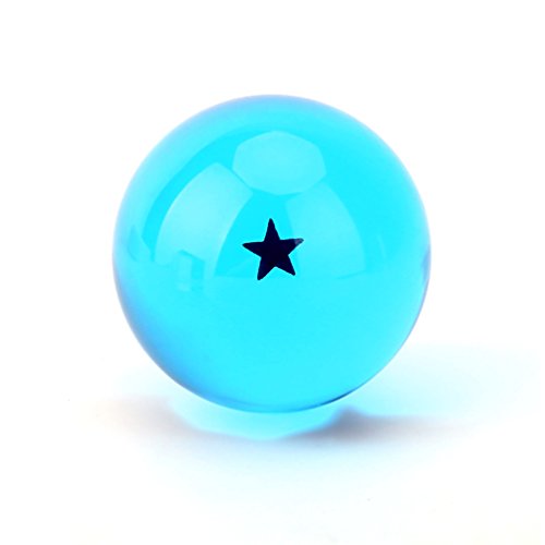 Image of Boxtree Children Toy New Gift Box Set of 7pcs Ball Z 43mm /1.7 inch Stars Crystal Ball (Blue)
