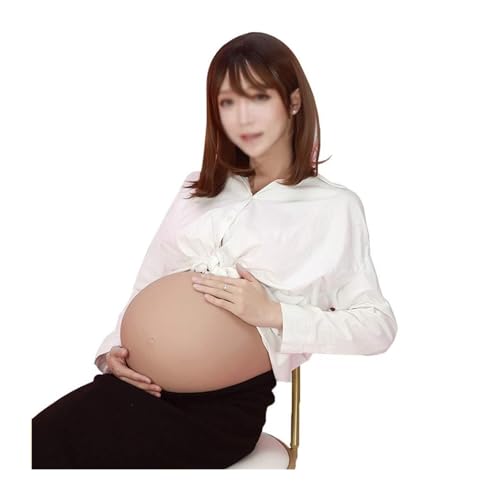 Barriga de Embarazo Falsa de Silicona Realista - Prótesis Ajustable para Carnaval, Halloween, Teatro y Disfraces - Hipoalergénica