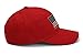 Patriot Series American Flag Hat 6-Panel Unstrutcuted American Flag Dad Cap (Red)