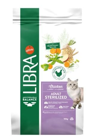 Libra Crocchette per Gatti Sterilised Adult Pollo 10 Kg