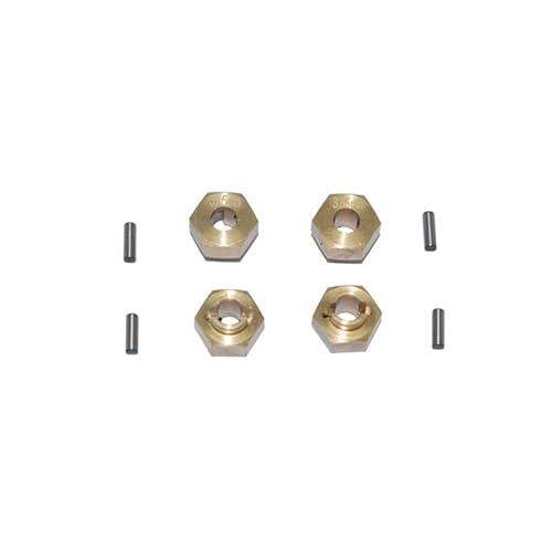 GPM für AXIAL-1/24 4WD SCX24 Riegelriegel-AXI90081/AXIAL-1/24 Jeep Wrangler JLU CRC-AXI0002 Kupfer-Sechskantverbinder, 3,5 mm dick Cover