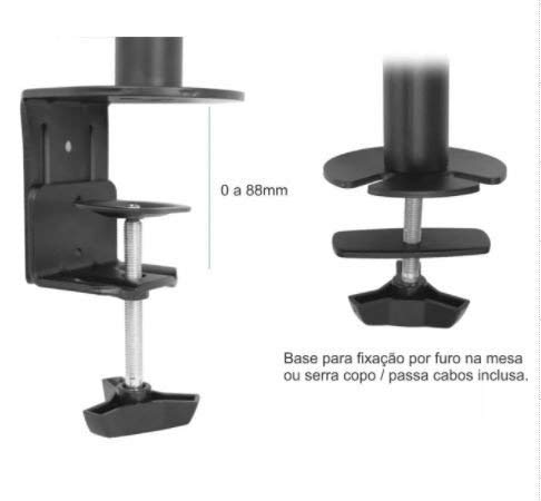 Suporte de Mesa Duplo para Monitor e Notebook TM22NB