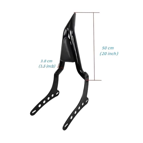 Support dossier arrière coussin et appui-dos de passager moto Dreammaker R18