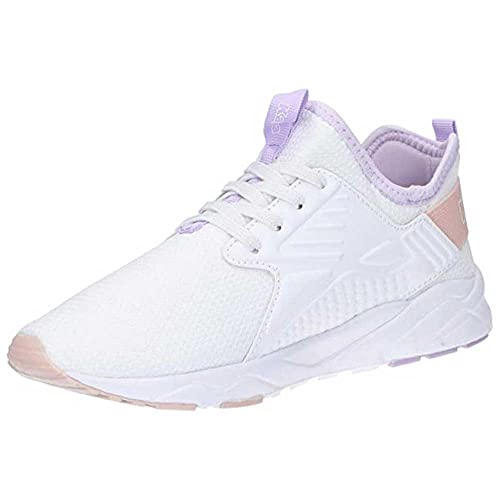 Kappa Baskets San Puerto Sportswear pour Enfant, Blanches, Taille 33